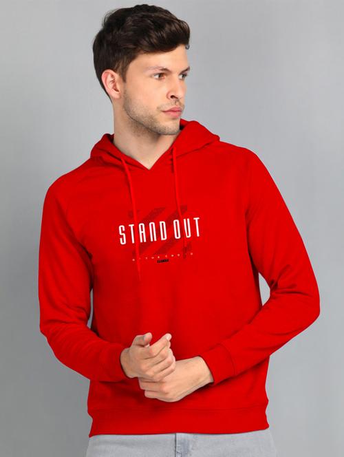 red chest print sweatshirt - 18440825 - Standard Image - 0