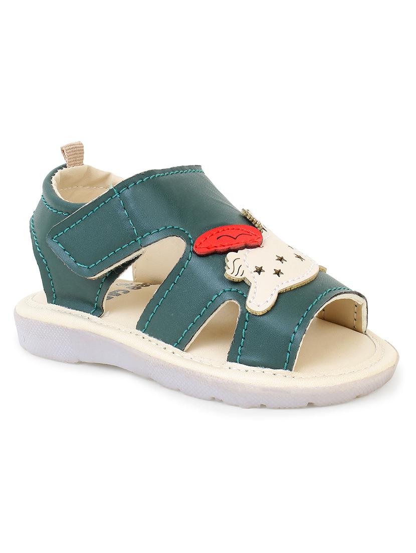 girls green back strap floater - 18441543 -  Zoom Image - 0
