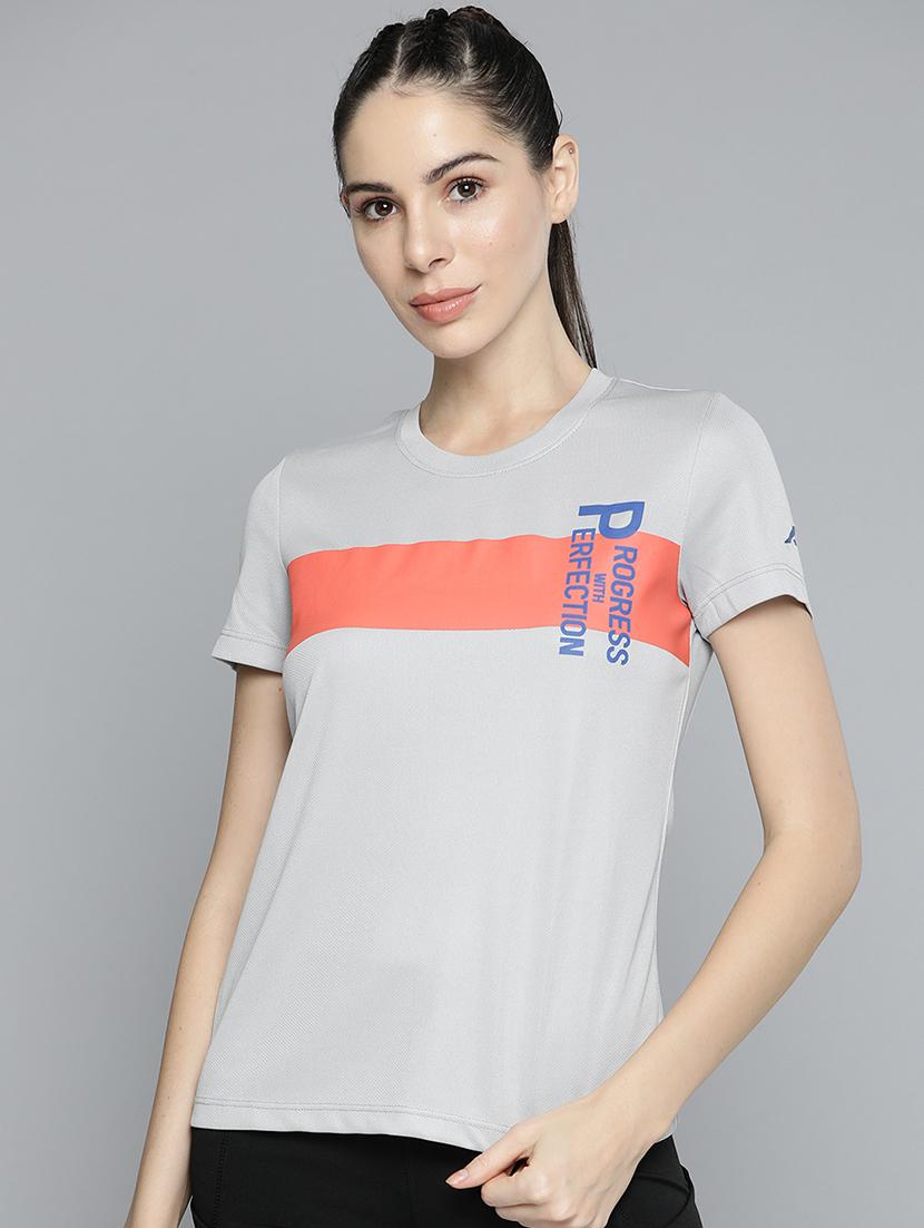 short sleeved chest-printed regular tee