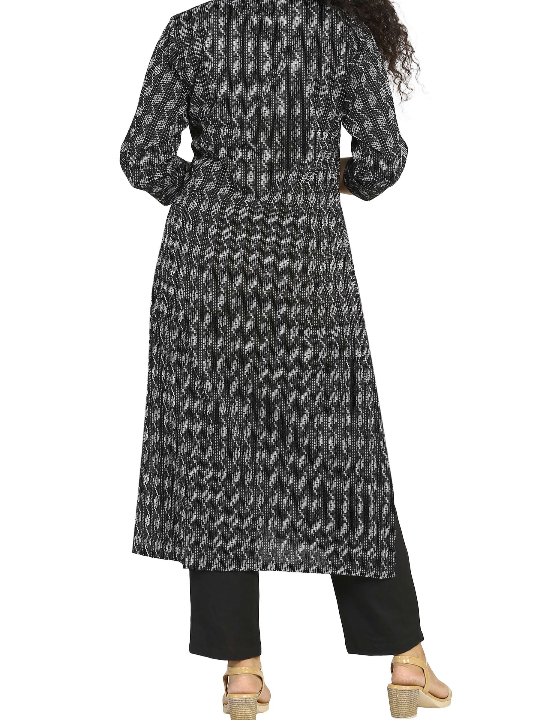 women's straight kurta - 18441965 -  Standard Image - 3