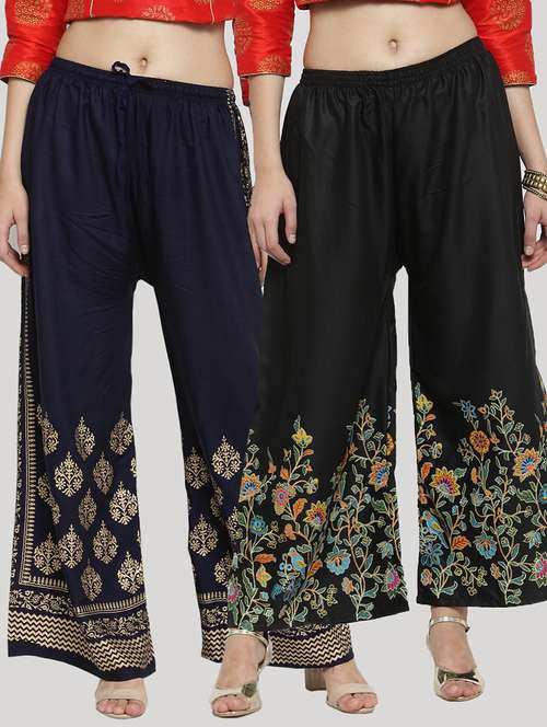set of 2 printed palazzo - 18442007 - Standard Image - 0