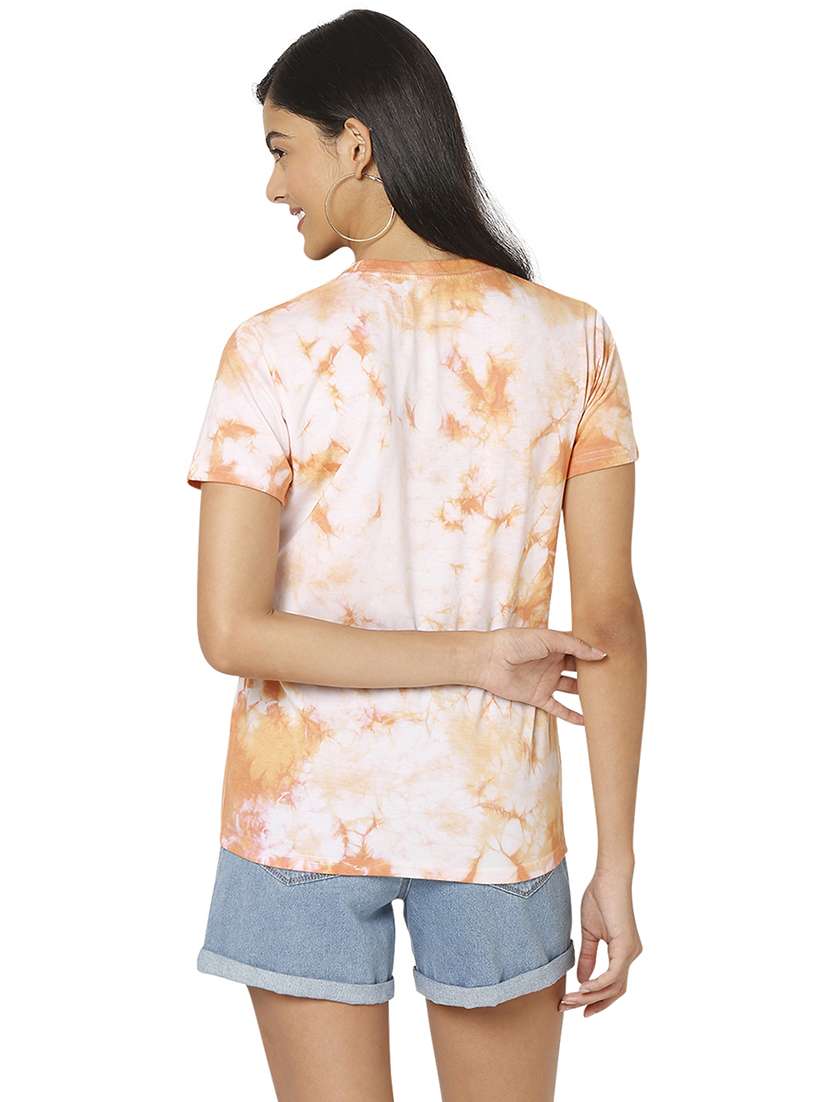 women's all over print crew neck t-shirt - 18442385 - Standard Image - 3