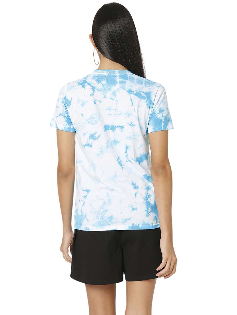 women's all over print crew neck t-shirt - 18442395 -  Standard Image - 3