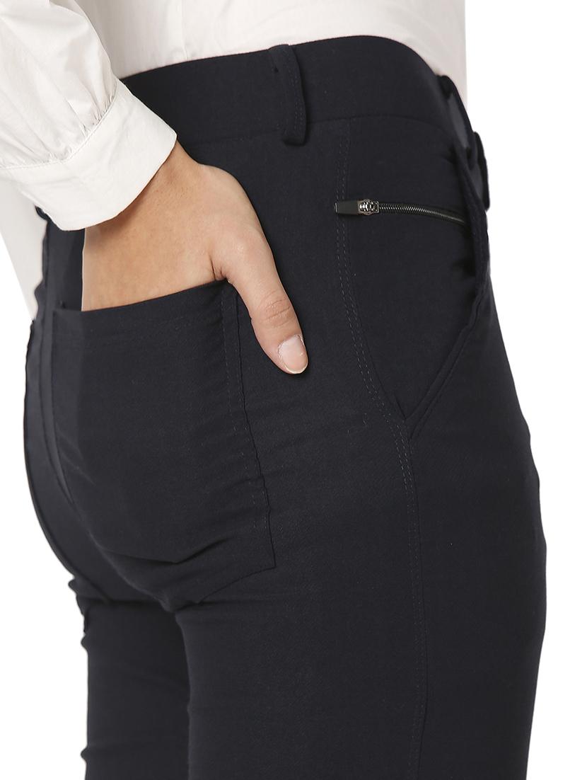 low rise flat front trousers trouser - 18444139 - Standard Image - 5