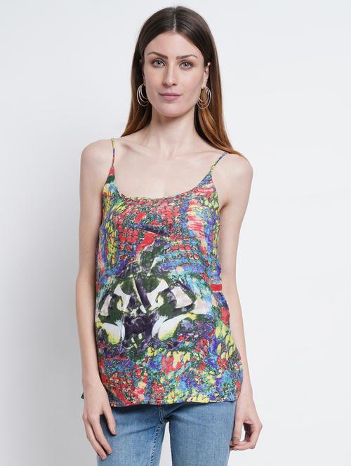 women's straight shoulder strap top - 18444268 - Standard Image - 0