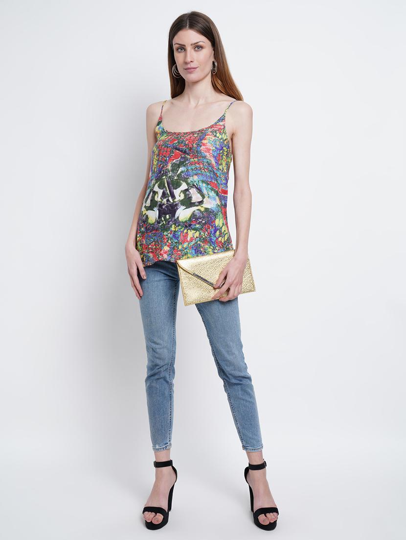 women's straight shoulder strap top - 18444268 - Standard Image - 3