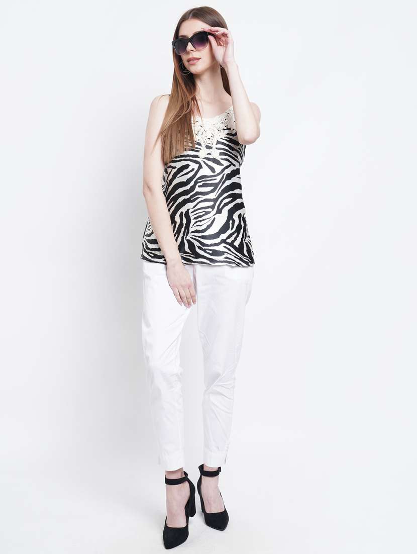 women's straight shoulder strap top - 18444276 - Standard Image - 3
