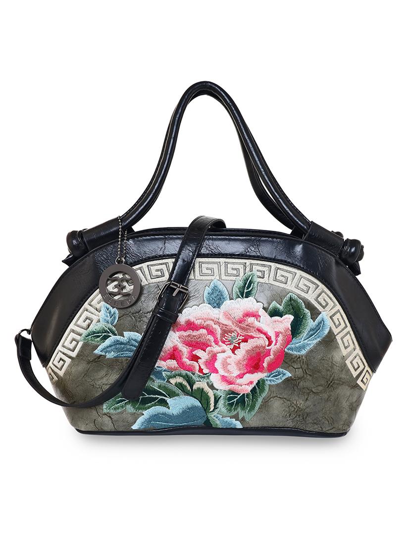 olive embroidered regular sling bag - 18444384 - Zoom Image - 0