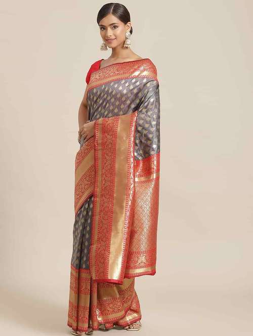 women's banarasi saree - 18444674 - Standard Image - 0