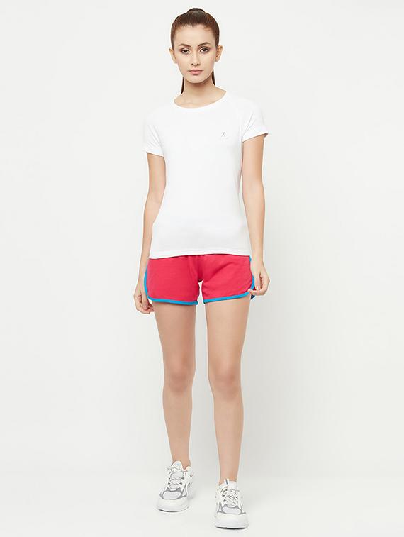 red solid regular short - 18445287 - Standard Image - 3