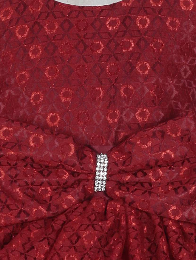 girls round neck sleeveless frock - 18445761 - Standard Image - 3