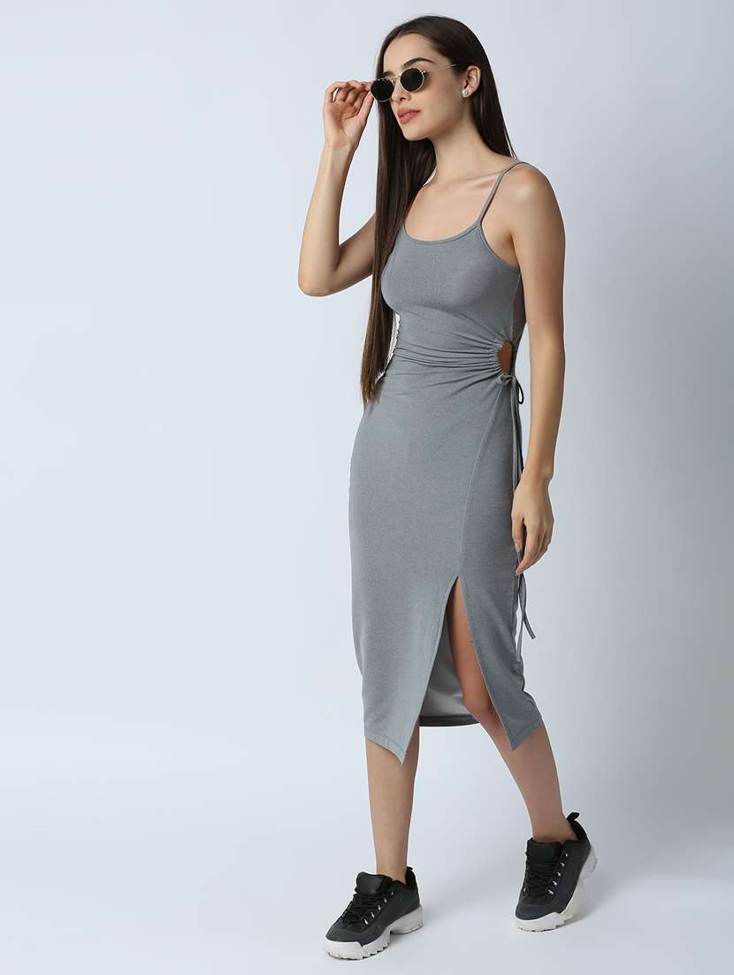 women's bodycon solid dress