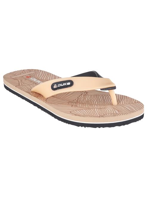 men beige slip on flip flop - 18446443 - Standard Image - 0