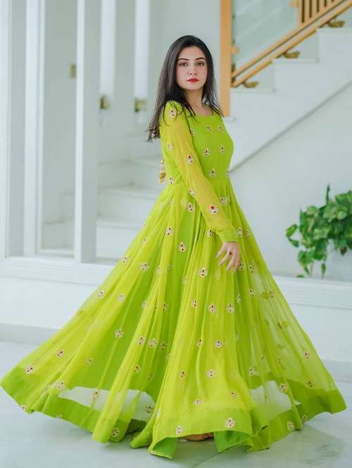 green emerald velvet dress Buy Naya by Tanya a Train Dress (XX-Small) Parrot Green at Amazon.in