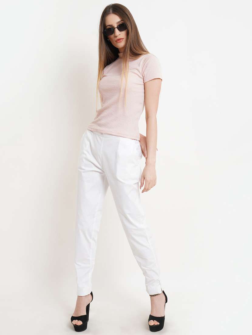 women's straight high neck top - 18446803 - Standard Image - 3