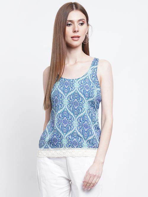 women's tank top scoop neck top - 18448999 -  Standard Image - 0