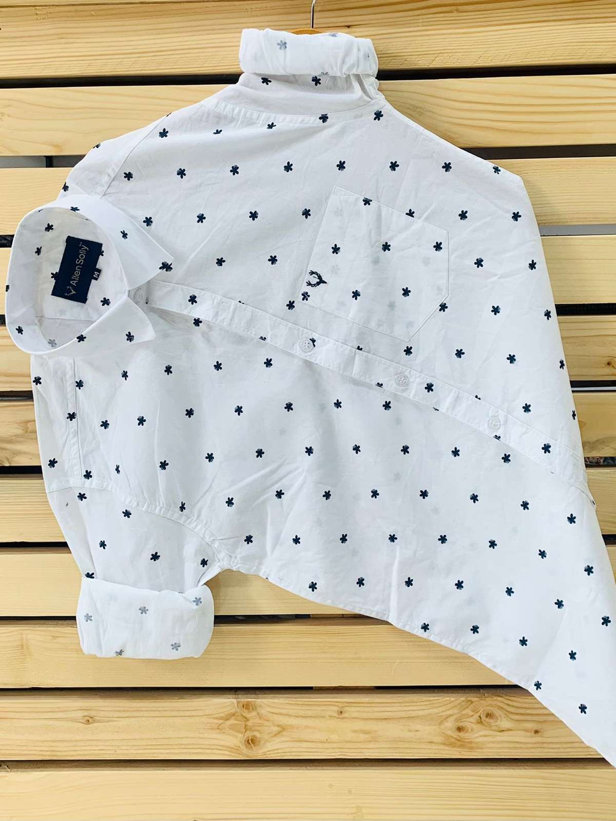 Buy online Men's Printed Casual Shirt from shirts for Men by Volga