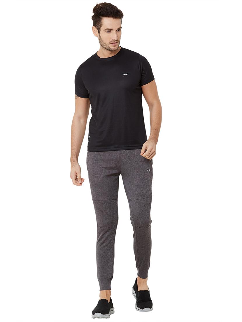 black solid t-shirt - 18450074 - Standard Image - 3