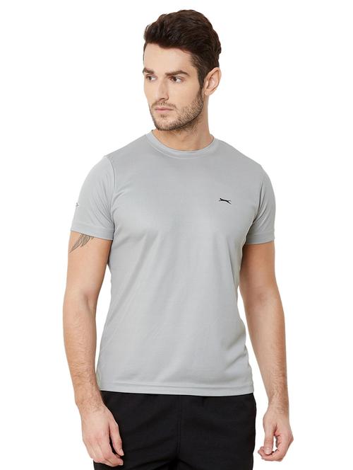 grey solid t-shirt - 18450076 -  Standard Image - 0