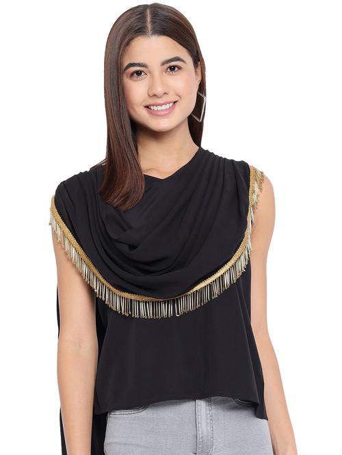 women's straight v neck top - 18450147 -  Standard Image - 0