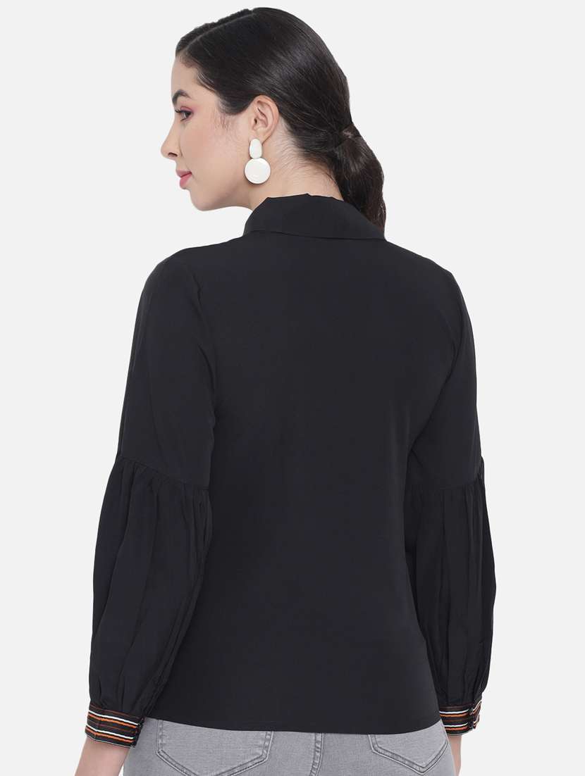 women's straight cowl neck top - 18450160 - Standard Image - 3