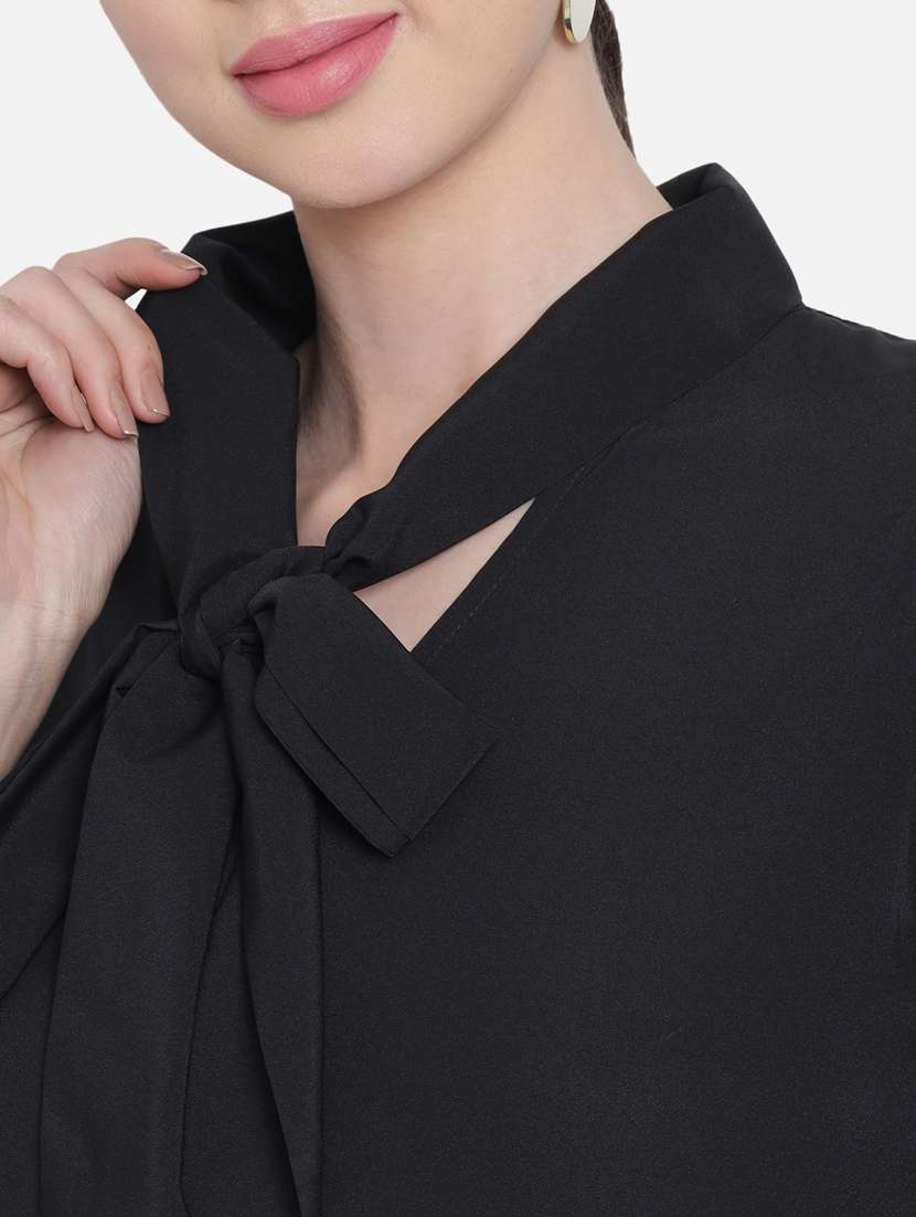 women's straight cowl neck top - 18450160 - Standard Image - 5