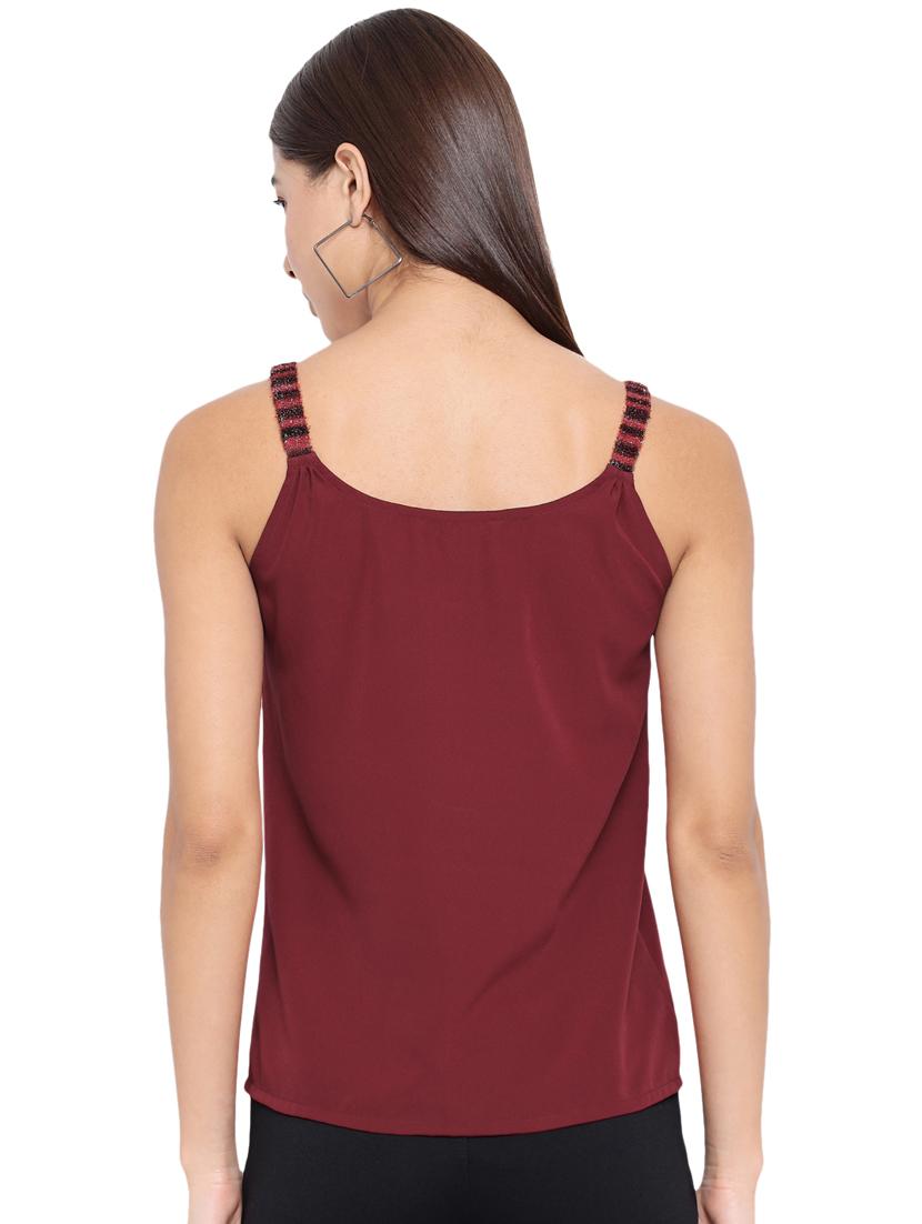 women's camisole shoulder strap top - 18450174 - Standard Image - 3