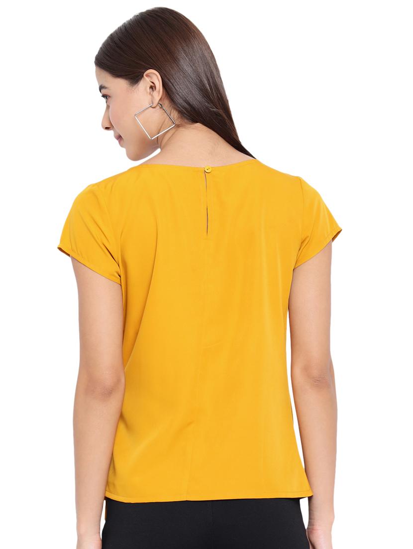 women's straight boat neck top - 18450209 - Standard Image - 5