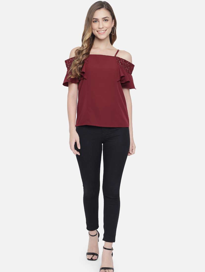 women's straight shoulder strap top - 18450238 -  Standard Image - 5