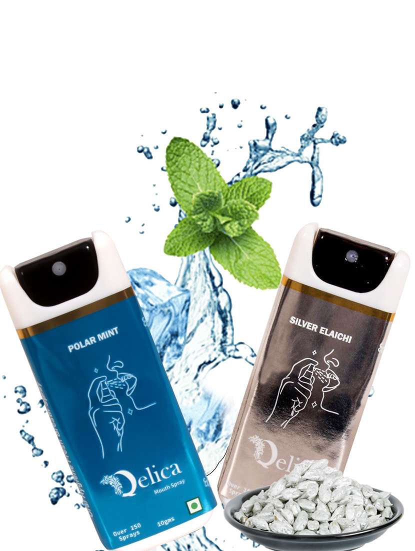 pack of 2 polar mint & silver ilachi mouth freshener 