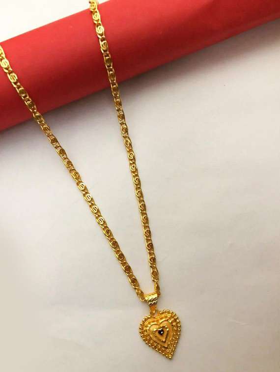 gold plated chain pendant