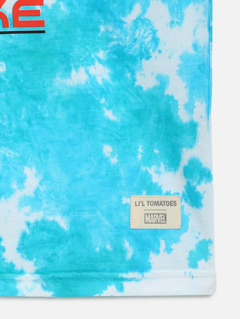 boys turquoise iron man printed t-shirt  - 18451056 -  Standard Image - 3