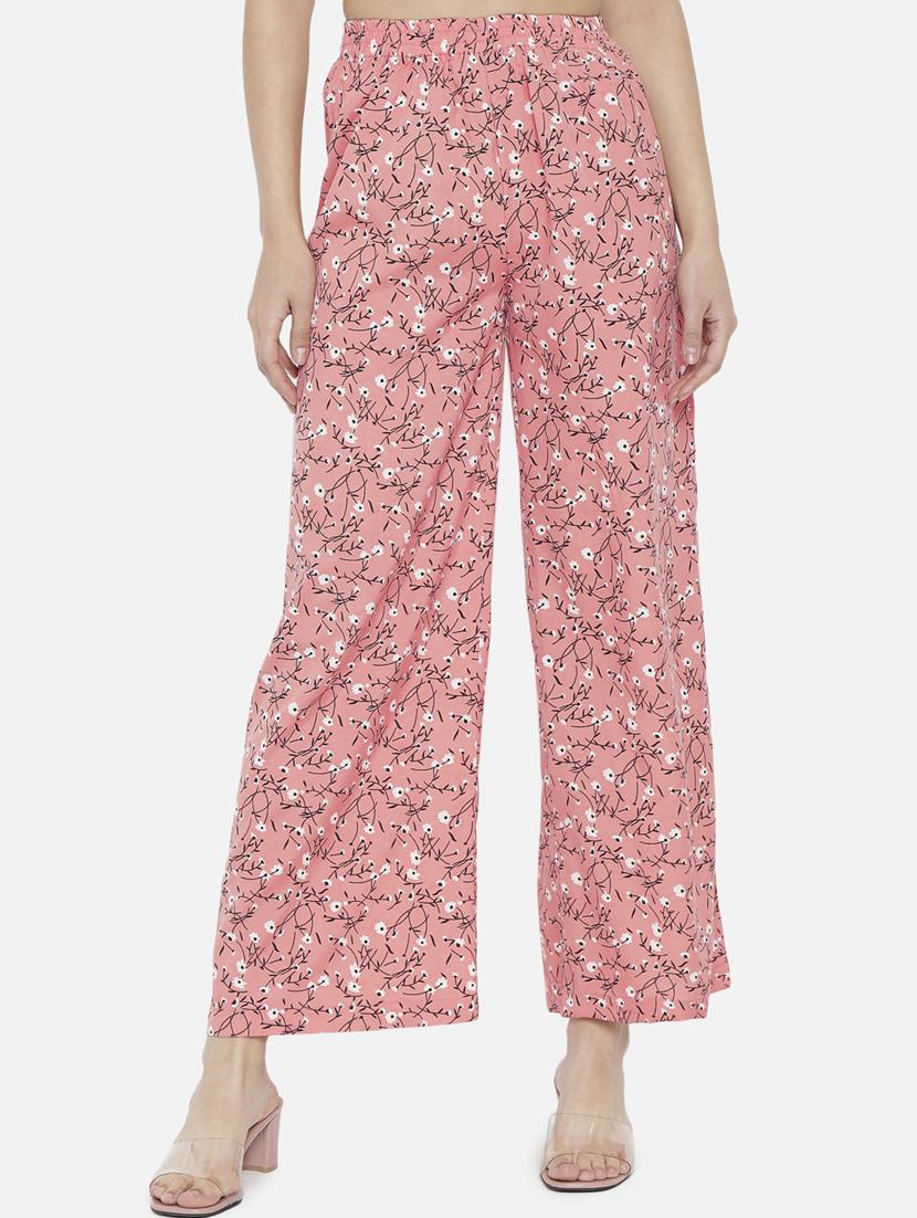 mid rise floral palazzo  - 18451085 -  Zoom Image - 0