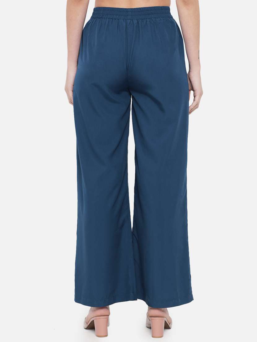 mid rise solid palazzo - 18451095 - Standard Image - 3