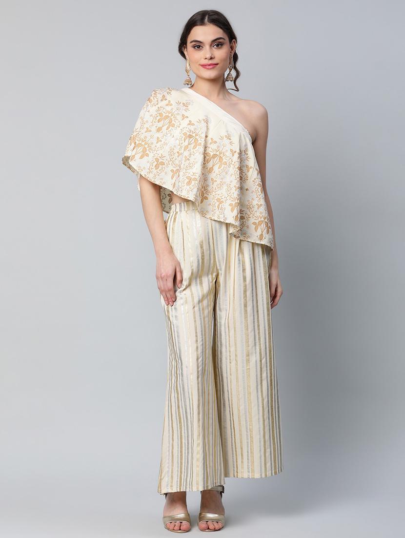 off-line foil print top pant set - 18451233 - Zoom Image - 0