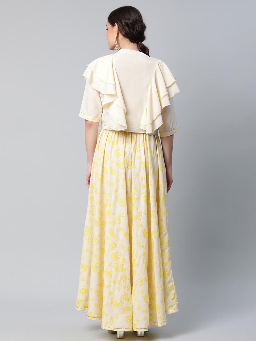 printed ruffled skirt top set - 18451245 - Standard Image - 3