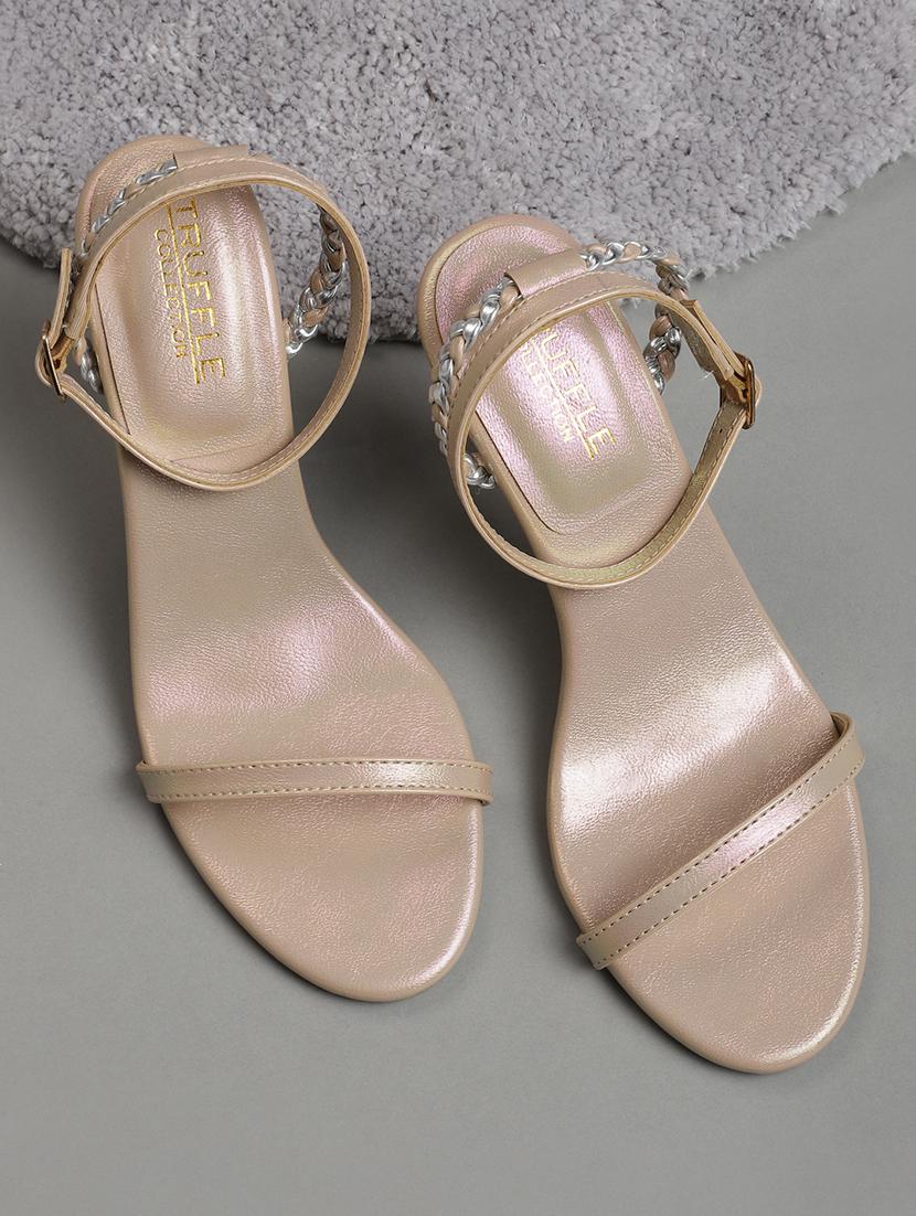 women nude ankle strap sandal - 18451714 - Zoom Image - 0