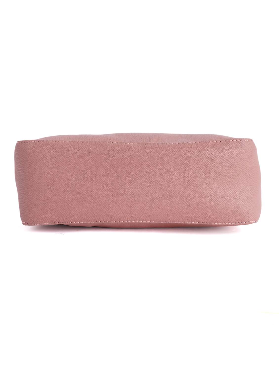 pink solid regular handbag - 18452629 - Standard Image - 5