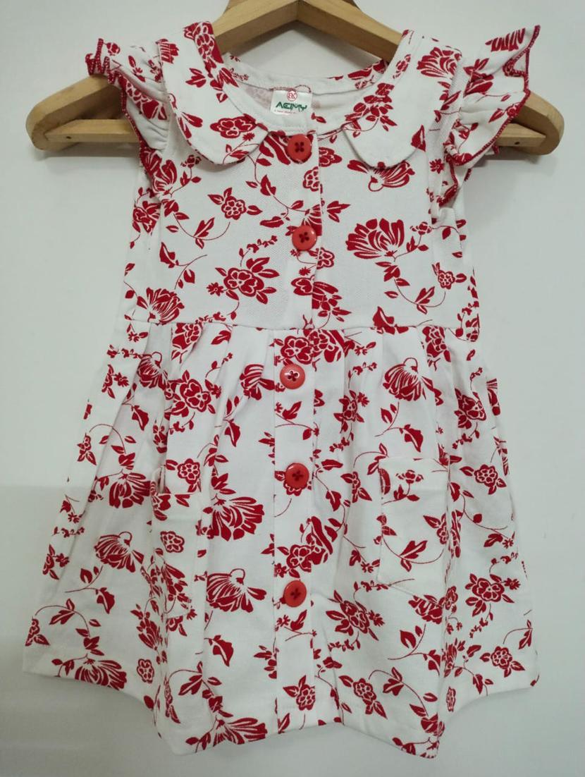 girls collared sleeveless frock