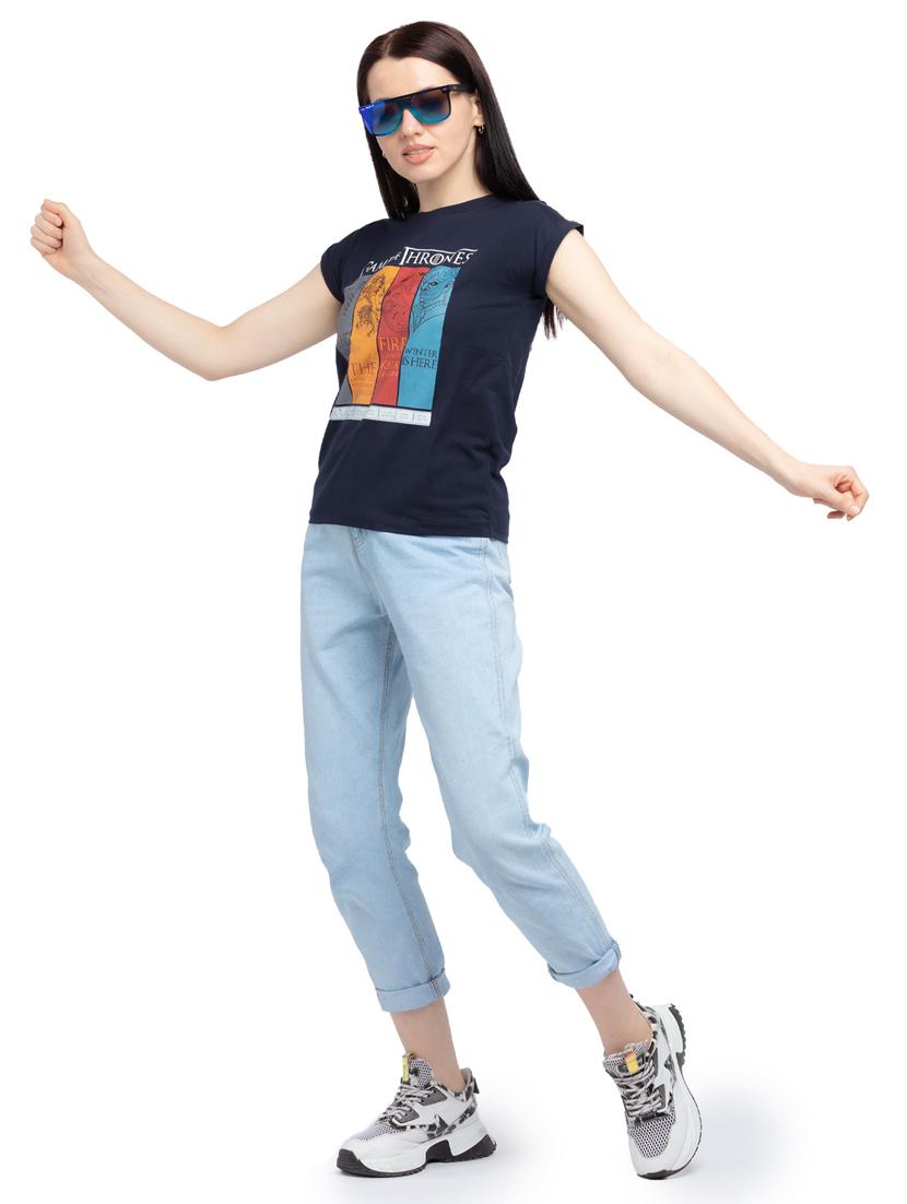round neck printed regular tee - 18453548 - Standard Image - 3
