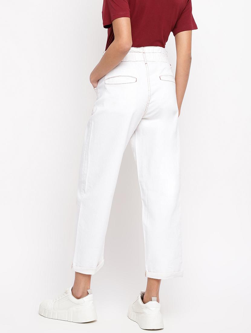 women's plain boyfriend fit jeans - 18455862 - Standard Image - 3