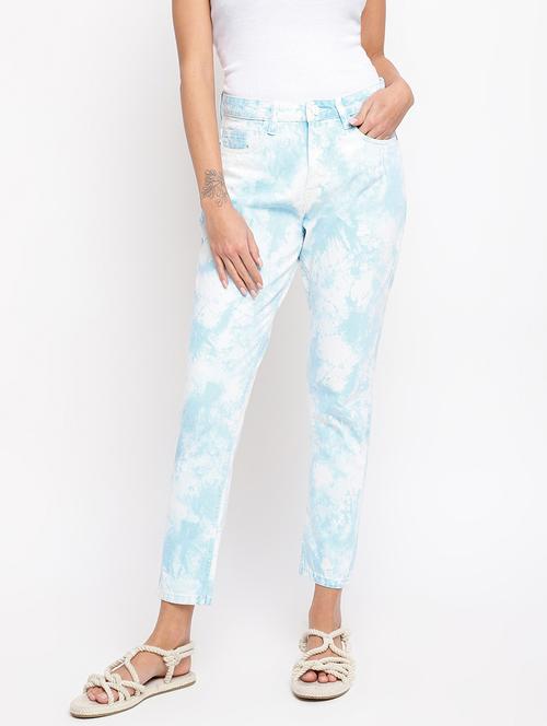 women's tie & dye slim fit jeans - 18455863 - Standard Image - 0