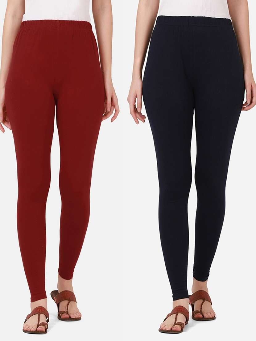 pack of 2 solid leggings 