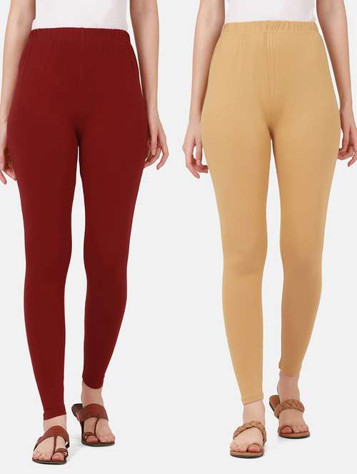 pack of 2 solid leggings - 18457068 - Standard Image - 0