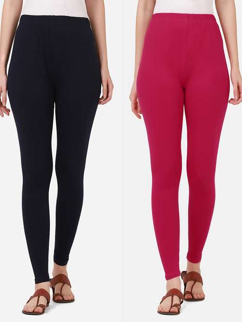 pack of 2 solid leggings  - 18457071 -  Standard Image - 0