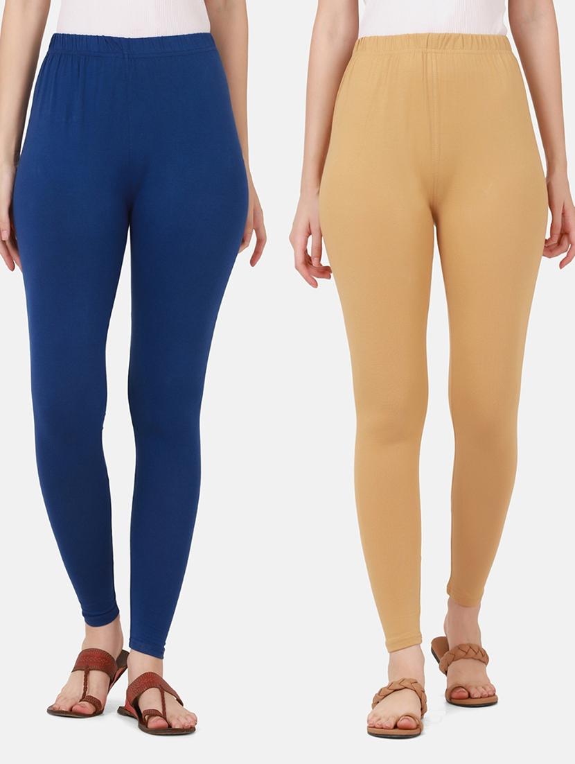 pack of 2 solid leggings - 18457081 - Zoom Image - 0