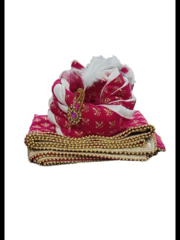 groom fancy wedding pagdi stall set - 18457806 - Zoom Image - 0