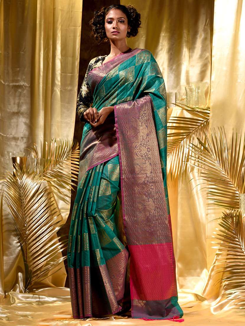 jacquard work banarasi saree - 18458402 - Zoom Image - 0