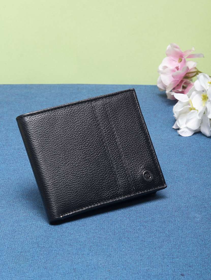 black leather wallet