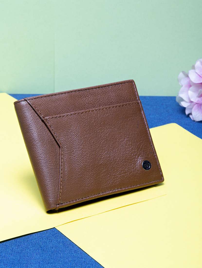 brown  leather wallet